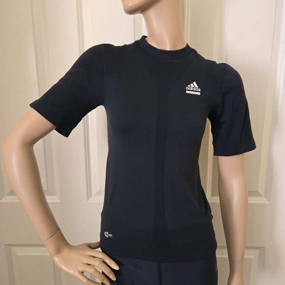 Adidas Tech Fit Clima365 Short Sleeve Shirt SZ S - Picture 2 of 9